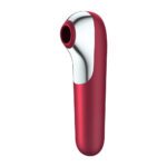 Satisfyer App Enabled Dual Love Clitoral Massager - Red Pleasure Device for Ultimate Satisfaction - Image 2