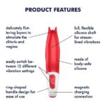 Satisfyer Power Flower Clitoral Vibrator - Ultimate Pleasure for Intense Orgasms - Image 4