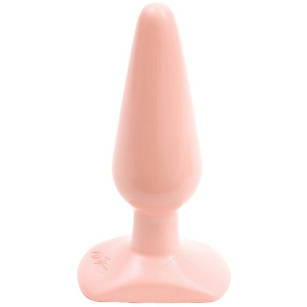 Classic Medium Flesh Pink Butt Plug - Smooth Silicone Pleasure Toy