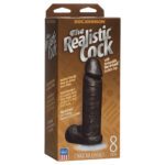 Realistic 8 Inch Black Dildo - The Ultimate Pleasure Toy for Intense Satisfaction - Image 4