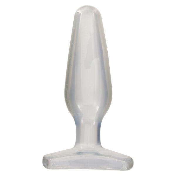 Crystal Jellies Medium Clear Butt Plug - Perfect for Pleasure and Exploration