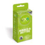 EXS Comfy Fit Ribbed & Dotted Condoms 12 Pack - Ultimate Comfort & Pleasure