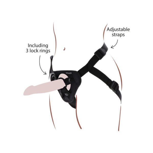Get Real Strap-On Harness – Adjustable, Secure & Comfortable Fit