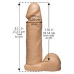 Vac-U-Lock 8 Inch Realistic Flesh Pink Cock Attachment for Ultimate Pleasure - Image 2
