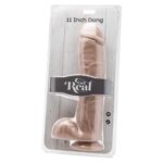 ToyJoy Get Real 11 Inch Flesh Pink Dong with Balls - Realistic Pleasure Toy - Image 2