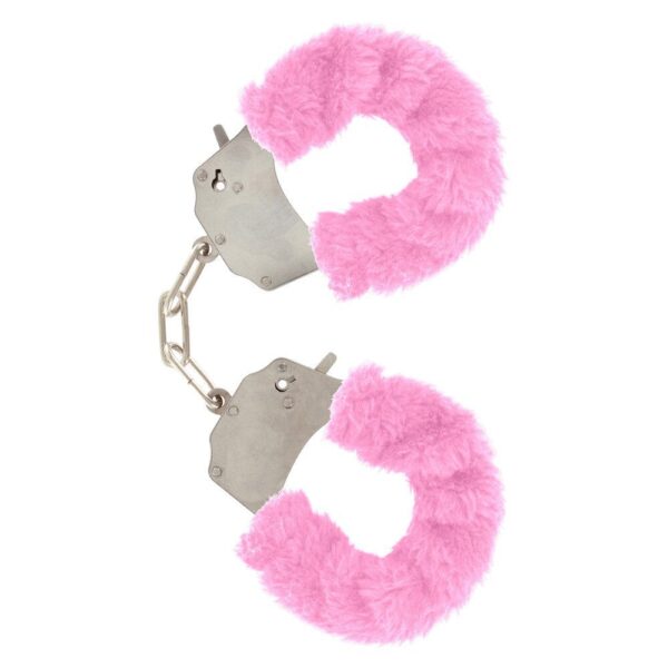 ToyJoy Furry Fun Pink Wrist Cuffs - Soft, Playful Accessory for Fun Adventures