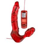 ToyJoy Bend Over Boyfriend Strapless Strap-On in Red - Ultimate Pleasure for Couples
