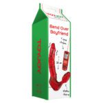 ToyJoy Bend Over Boyfriend Strapless Strap-On in Red - Ultimate Pleasure for Couples - Image 2