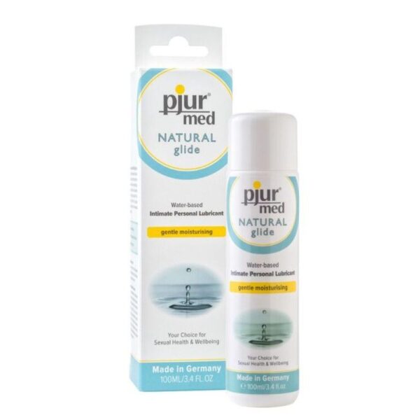Pjur Med Natural Glide Water-Based Lube 100ml - Premium Personal Lubricant for Comfort and Pleasure