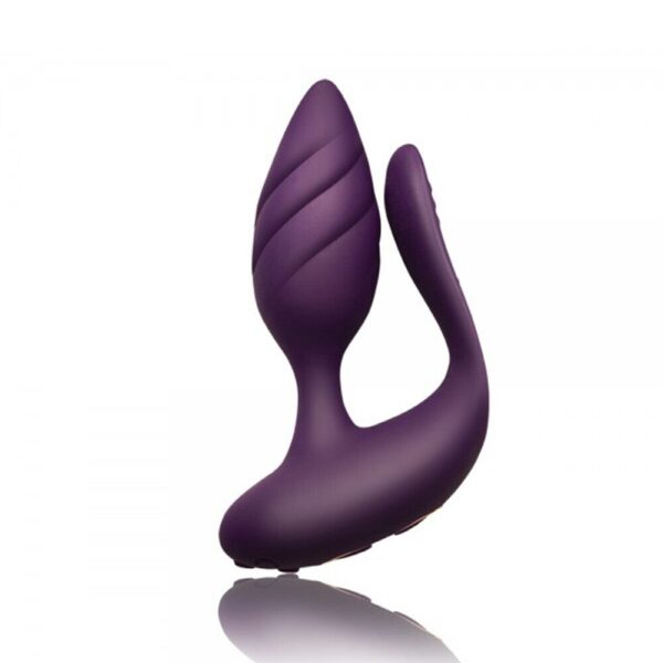 Rocks Off Cocktail Remote Control Couple’s Vibe in Purple - Ultimate Pleasure for Couples
