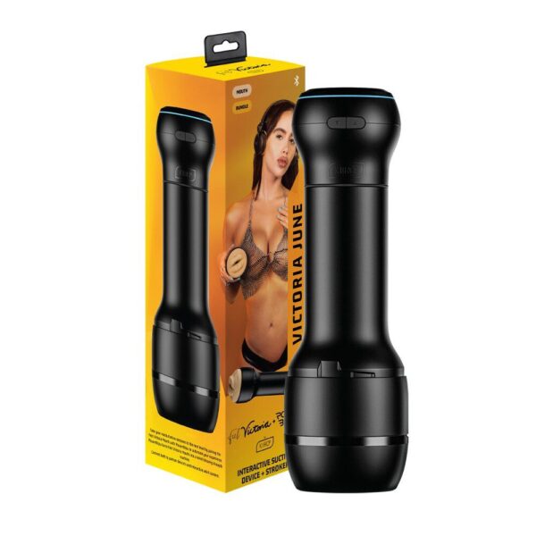 Experience Ultimate Pleasure with Kiiroo Combo Interactive Powerblow Victoria June Masturbator