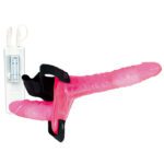 Joyride Pink Duo Double Vibrating Dildo Strap-On for Ultimate Pleasure