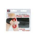 Furry Black Metal Handcuffs for Ultimate Comfort and Style - Image 3