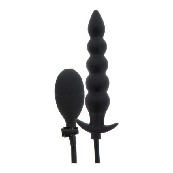 Hidden Desire Extreme Inflatable Ribbed Plug - Ultimate Pleasure for Adventurous Souls