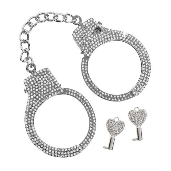 Taboom Diamond Wrist Cuffs – Elegant & Adjustable Bondage Restraints for Sensual Play