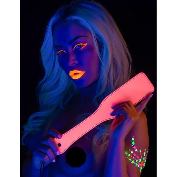 Taboom Glow In The Dark Pink Paddle - Fun & Vibrant Nighttime Play
