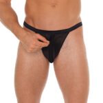 Men's Black G-String with Pouch - Comfortable & Stylish Underwear - Image 2