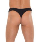 Men's Black G-String with Zippered Pouch - Stylish & Comfortable Underwear - Image 3