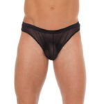 Men's Black Mesh G-String: Stylish Comfort and Breathable Design