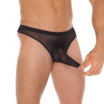 Men's Black G-String with Penis Sleeve - Ultimate Comfort and Style - Image 2