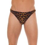 Stylish Men's Leopard Print G-String - Bold & Comfortable Underwear - Image 2