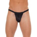 Men's Black G-String with Pouch - Stylish & Comfortable Underwear