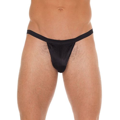 1934x Men's Black G-String with Pouch - Stylish & Comfortable Underwear - Image 1