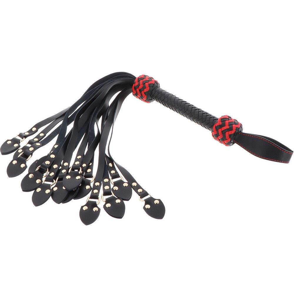 20005x1 Hidden Desire Masters Leather Cat-o-Nine Whip - Premium BDSM Accessory for Ultimate Pleasure - Image 1