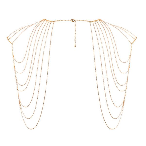 Bijoux Indiscrets Magnifique Gold Shoulder Jewellery - Elegant Body Adornment