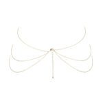 Bijoux Indiscrets Magnifique Gold Body Chain - Elegant Body Jewelry for Stunning Looks