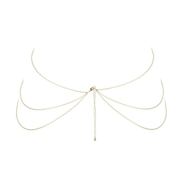 Bijoux Indiscrets Magnifique Gold Body Chain - Elegant Body Jewelry for Stunning Looks