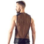 Svenjoyment Men's Black Net Shirt - Stylish & Comfortable Mesh Top for Men - Image 3