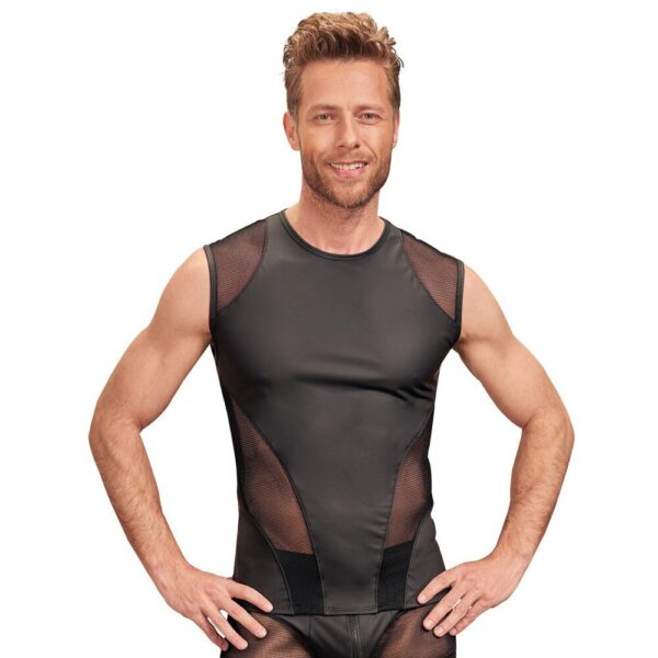 NEK Matte Look Sleeveless Black Shirt - Stylish & Versatile Fashion Essential