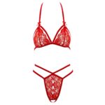 Seductive Cottelli Red Lace Set - Elegant Lingerie for Unforgettable Nights - Image 4