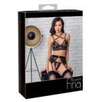 Abierta Fina Lacey Open Suspender Set - Elegant Lingerie for Seductive Nights - Image 4