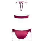 Seductive Cottelli Red Tie Up Bra and Briefs Set for Ultimate Lingerie Elegance - Image 4