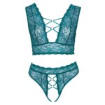 Seductive Cottelli Curves Bralette & Crotchless Thong Set for Ultimate Allure - Image 4