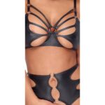 Seductive Crotchless Bondage Bra Set for Ultimate Intimacy and Pleasure - Image 3