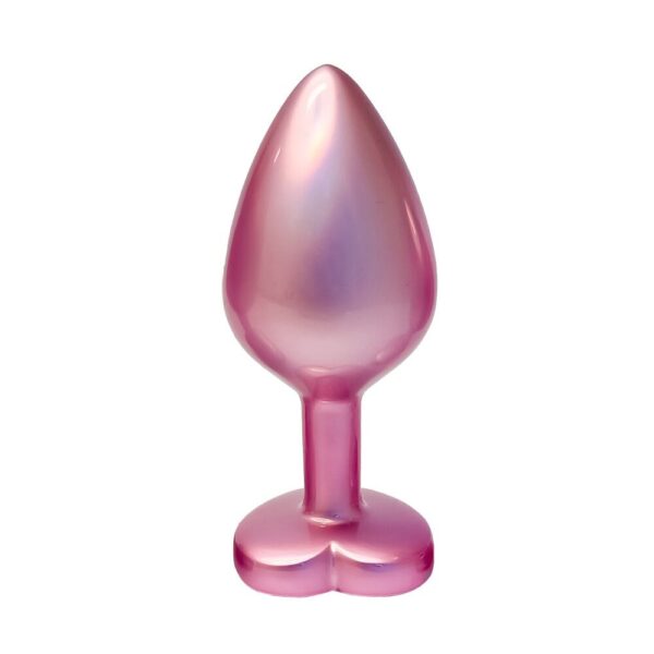 Gleaming Love Pearl Pink Medium Butt Plug – Elegant & Body-Safe Anal Toy