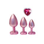 Gleaming Love Pearl Pink Butt Plug Set – Elegant & Body-Safe Anal Training Kit - Image 2
