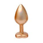 Gleaming Love Pearl Gold Butt Plug – Medium-Sized Luxury Anal Toy