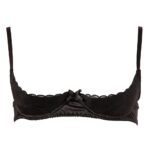 Seductive Cottelli Half Cup Bra in Black - Perfect for Lingerie Lovers - Image 4