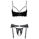 Seductive Cupless and Crotchless Lingerie Set for Ultimate Allure - Image 3