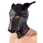 Stylish Imitation Leather Dog Mask for Fun Pet Costumes and Playtime - Image 5