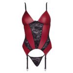 Seductive Cottelli Lace Basque and Thong Set for Ultimate Elegance - Image 3