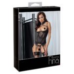 Abierta Fina Open Basque Set with Chains - Elegant Lingerie for Seductive Nights - Image 4
