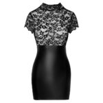 Elegant Noir Lace Mini Dress for Effortless Chic Style - Image 4