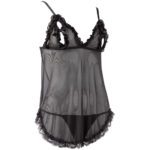 Seductive Cottelli Open Babydoll & String Back Set for Ultimate Bedroom Elegance - Image 4