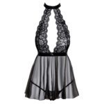 Kissable Halterneck Flared Babydoll: Flirty Lingerie for Romantic Nights - Image 3