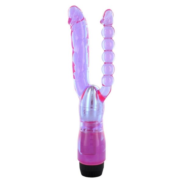 Experience Ultimate Pleasure with the XCEL Double Penetrating Vibrator - Dual Action for Maximum Satisfaction